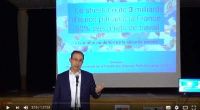 Le Stress comment y remédier ? Conférence du Dr J-L Haziza au Lycée Hélène-Boucher à Paris